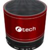 Repro C-TECH SPK-08R, bluetooth, červený