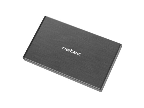 Externí box pro HDD 2,5" USB 3.0 Natec Rhino Go, černý, hliníkové tělo