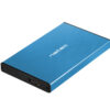 Externí box pro HDD 2,5" USB 3.0 Natec Rhino Go, modrý, hliníkové tělo