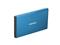 Externí box pro HDD 2,5" USB 3.0 Natec Rhino Go, modrý, hliníkové tělo