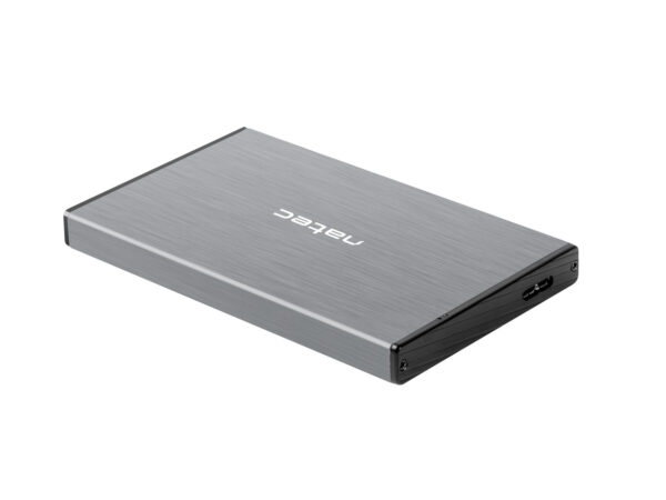 rhino-go-grey-3 Externí box pro HDD 2,5" USB 3.0 Natec Rhino Go, šedý, hliníkové tělo