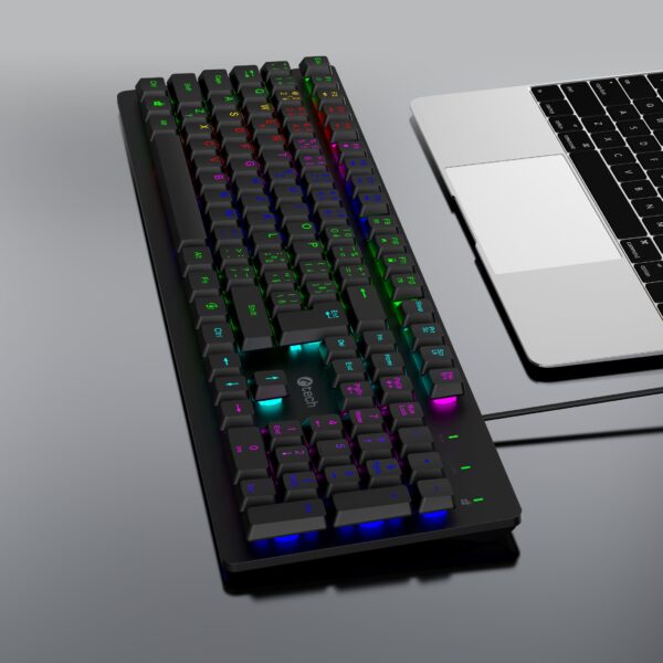 Herní klávesnice C-TECH Riven (GKB-16), RGB, USB