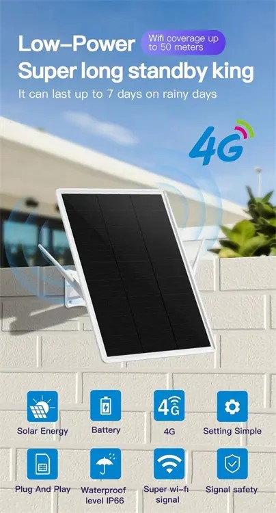 Solární router Viking R09 4G/solární napájení/WiFi až pro 8 zařízení/download - 15Mbps