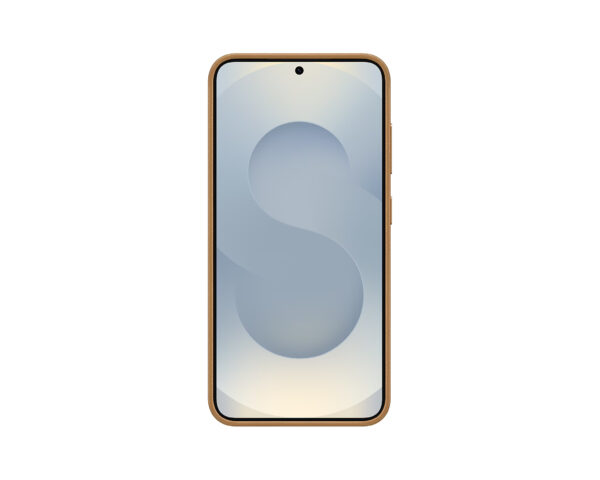 Samsung Ochranný kryt z veganské kůže pro Galaxy S25 Brown