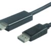PremiumCord DisplayPort na HDMI kabel 2m M/M