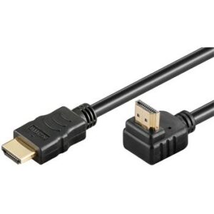 sn-140 PremiumCord Kabel HDMI+Ethernet, zlac., 90°, 5m