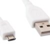 GEMBIRD kabel microUSB - USB, 1m, bílý
