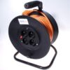PremiumCord Prodlužovací kabel 230V 50m buben, průřez vodiče 3x1,5mm2, 4x zásuvka