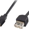 sn-34 PremiumCord USB 2.0 kabel prodlužovací, A-A, 5m, č