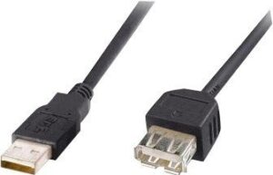 sn-34 PremiumCord USB 2.0 kabel prodlužovací, A-A, 5m, č