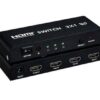 PremiumCord HDMI switch 3:1 kovový, dálkové ovl.