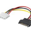 sn2_s-1 PremiumCord Napájecí redukce Molex 5.25" F - S-ATA M