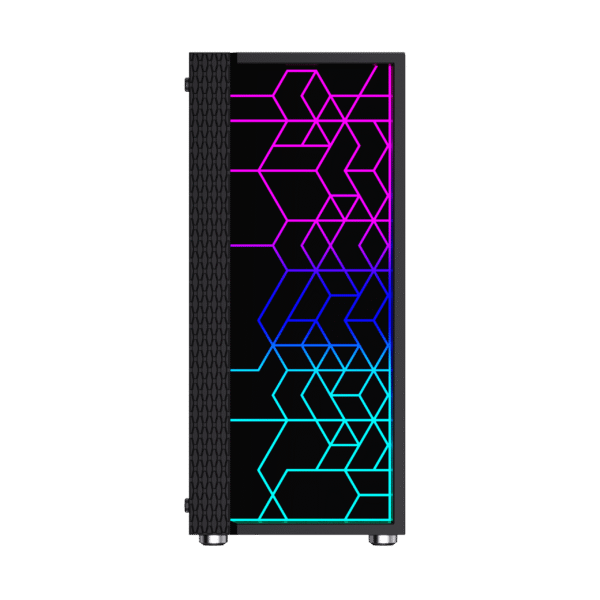 snimek-8 Gembird Computer Fornax 2500 ARGB/Midi Tower/Transpar./Černá