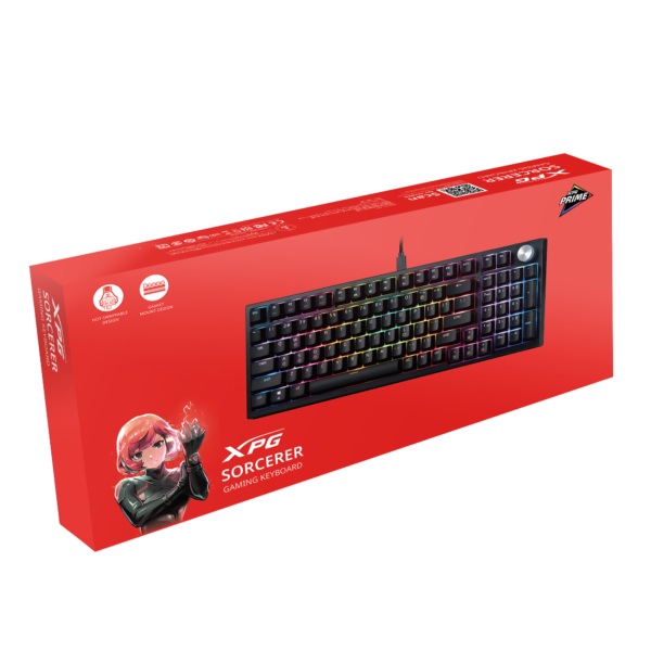 sorc3 XPG SORCERER/Drátová USB/US layout/Černá