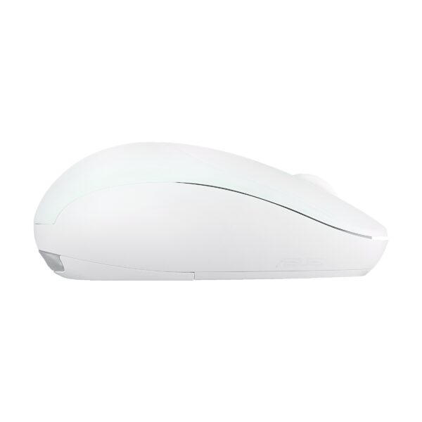 ASUS Fragrance Mouse MD101/Ergonomická/Optická/2 400 DPI/USB+BT/Bílá