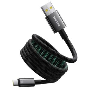 Baseus Magnetický nabíjecí kabel Tungsten USB/USB-C 1m 100W černý