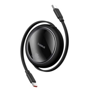 Baseus Datový kabel Free2Pull mini USB-C/USB-C 1,5m 100W černý