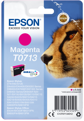 t071_m_cheetah_png Epson Singlepack Magenta T0713 DURABrite Ultra Ink
