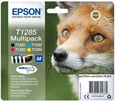 Multipack CMYK Ink Cartridge  (T1285)