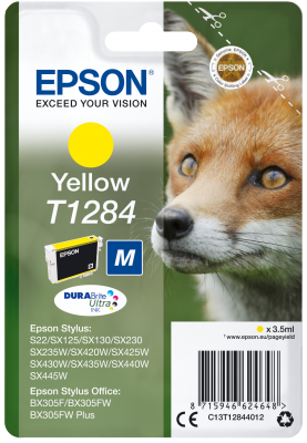 t128_y_fox_png Yellow Ink Cartridge (T1284)