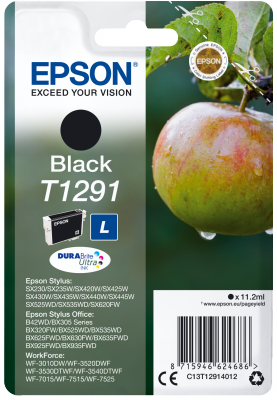 t129_k_apple_png Epson Singlepack Black T1291 DURABrite Ultra Ink