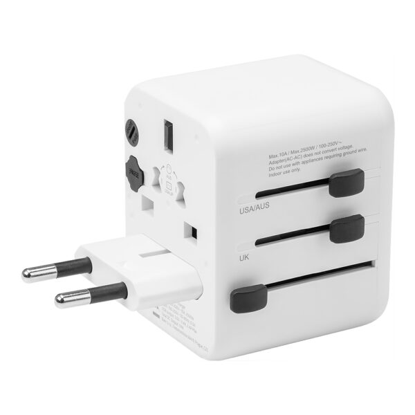 Tactical PTP Travel Adapter White
