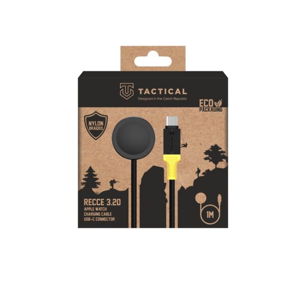 Tactical Recce 3:20 kabel pro Apple Watch Black/Yellow