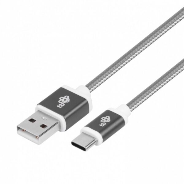 tb-kabel-usb-usb-c-15m-szary-sznurek_s TB Cable USB - USB C 1.5 m gray tape