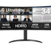 LG UltraWide/34WR55QK-B/34"/VA/wQHD/100Hz/5ms/Černá/2R