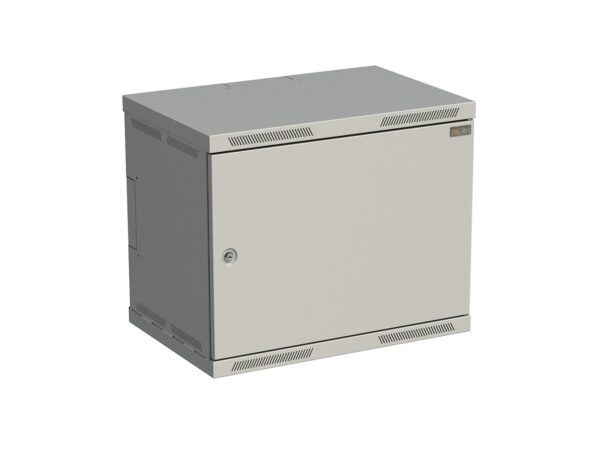 tproduct_o1_s Rozvaděč nástěnný SENSA 9U 400mm, dveře plech, RAL 7035, SENSA-9U-64-21-G