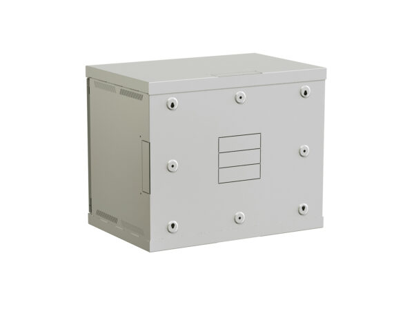 tproduct_o2 Rozvaděč nástěnný SENSA 9U 400mm, dveře plech, RAL 7035, SENSA-9U-64-21-G