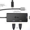 i-tec USB-C Triple 4K HDMI Video Adapter, Power Delivery 100W