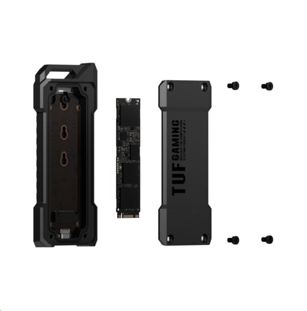 tuf3 ASUS TUF GAMING A2 černý M.2 NVMe/SATA SSD 20Gbps USB-C case (ESD-T1W)