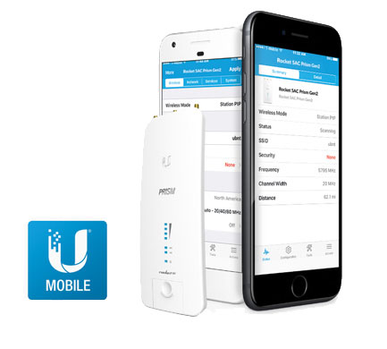 Ubiquiti RP-5AC-Gen2 - Rocket5 AC PRISM Gen2, venkovní, 5GHz AC, airPrism