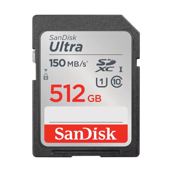 SanDisk Ultra SDXC 512GB 150MB/s Class10 UHS-I