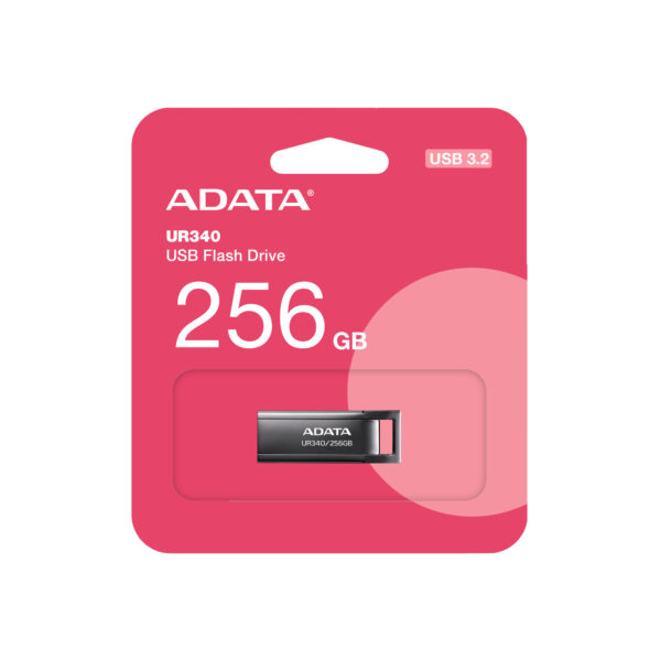 ADATA UR340/256GB/USB 3.2/USB-A/Černá