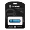 Kingston IronKey Vault Privacy 50/32GB/USB 3.2/USB-A/Modrá