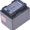 Baterie T6 power Canon BP-727, 2400mAh, 8,6Wh, černá