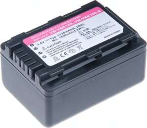 Baterie T6 power Panasonic VW-VBK180, VW-VBL090, 1720mAh, 6,2Wh, černá