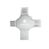 viking_flash_silver_1000-2- Viking 4v1/Flash USB/16GB/USB 3.0/USB-A + USB-C/+ Adaptér/Stříbrná