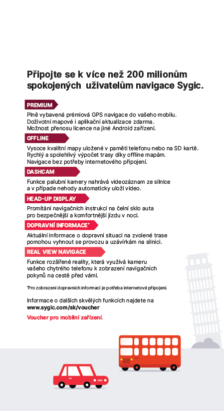 Sygic Voucher - Europe - Premium, Real View, Traffic, Lifetime