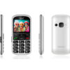 EVOLVEO EasyPhone XS, mobilní telefon pro seniory, bílý