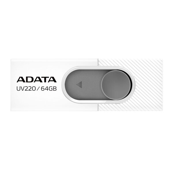 white-grey-1 ADATA UV220/64GB/USB 2.0/USB-A/Bílá