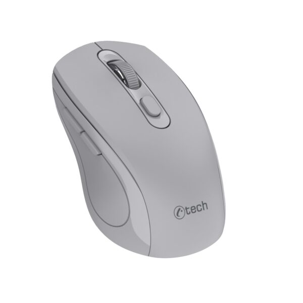 wlm12-2 Myš C-TECH WLM-12, BT5.0 + 2,4GHz, šedá