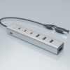 z03 i-tec USB-C/USB-A Charging Metal HUB 7 Port (3x USB-C, 4x USB-A)