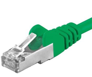 zelena-15 Premiumcord Patch kabel CAT6a S-FTP, RJ45-RJ45, AWG 26/7 1,5m, zelená