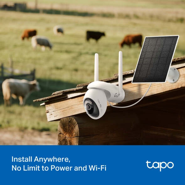 Tapo C665G KIT Solar-powered 4G Security camera