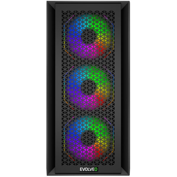EVOLVEO Rhino, eATX/ATX/4x ARGB/bočnice sklo/mesh