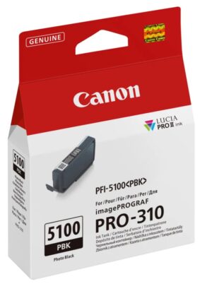 1-257 Canon INK PFI-5100 PBK