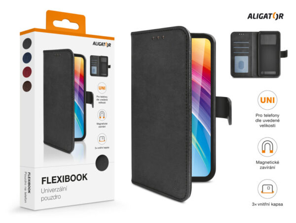 ALIGATOR Pouzdro Flexibook vel.5,5"-6", červené